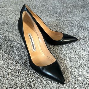 Black Manolo Blahnik heels